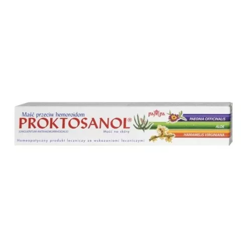 Proktosanol - MAŚĆ przeciw hemoroidom, 40 g.