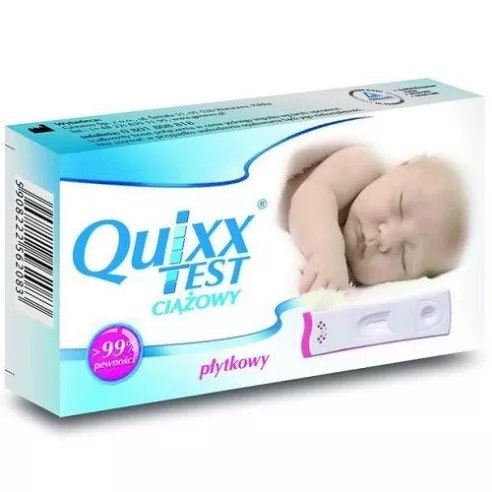 Quixx - Test ciążowy płytkowy, 1 sztuka.