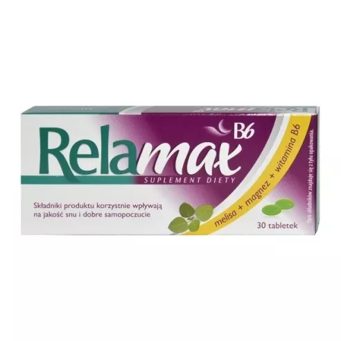 Relamax B6, 30 tabletek