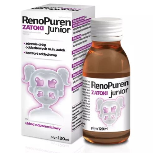 Renopuren Zatoki Junior - SYROP, 120 ml.