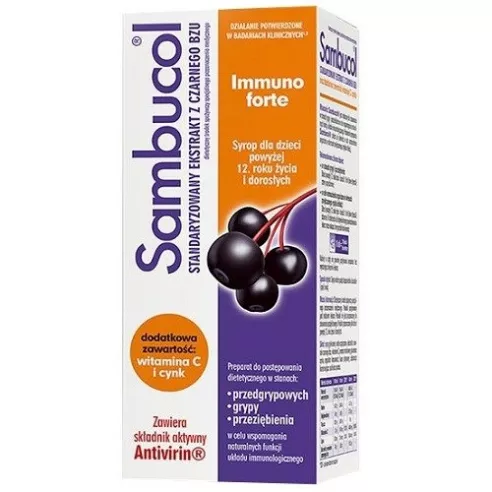 Sambucol Immuno forte - SYROP, 120 ml.