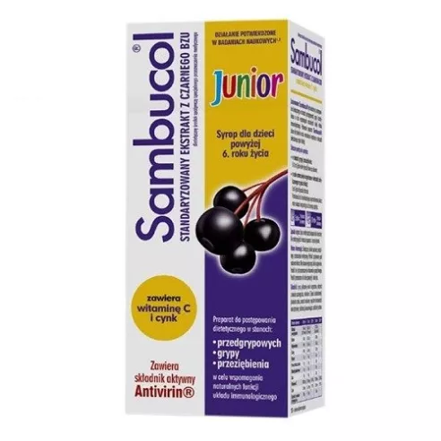 Sambucol Junior - SYROP, 120 ml.