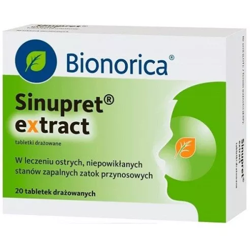 Sinupret Extract, 20 draży.