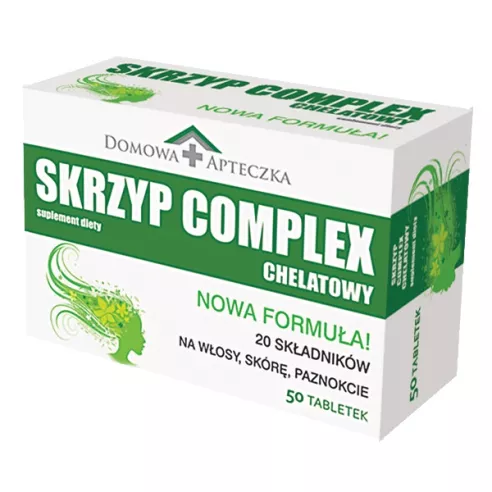 Skrzyp Complex Chelatowy, 50 tabletek.(Domowa Apteczka)