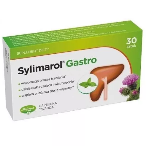 Sylimarol Gastro, 30 kapsułek.