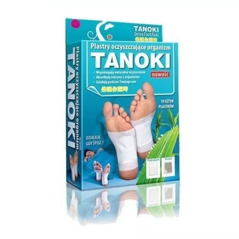 Tanoki - PLASTRY oczyszczające, 10 sztuk.