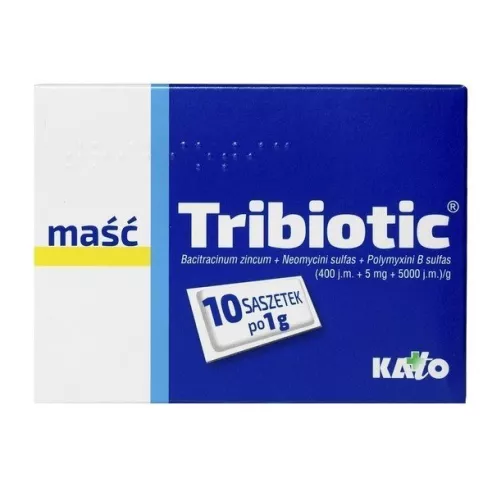 Tribiotic - MAŚĆ antybiotykowa. 10 saszetek