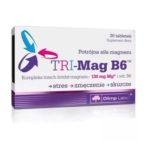 Tri-Mag B6, 30 tabletek.(Olimp)