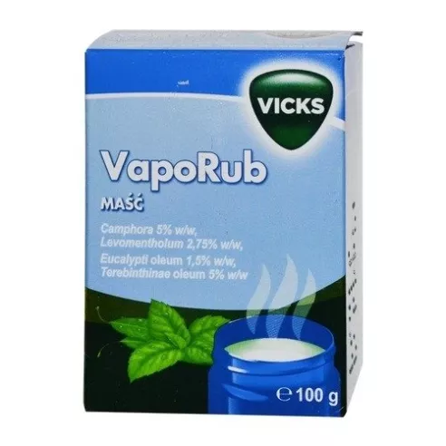 Vicks VapoRub - MAŚĆ, 100 g. Maść rozgrzewająca