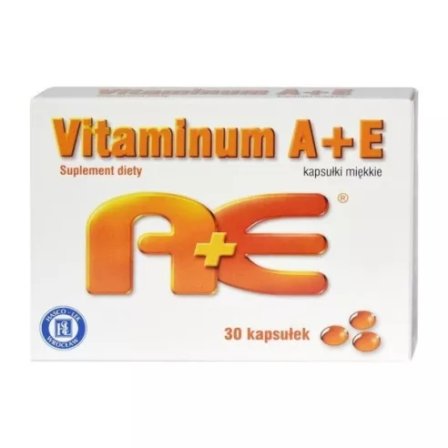 Vitaminum A+E, 30 kapsułek. (Hasco)