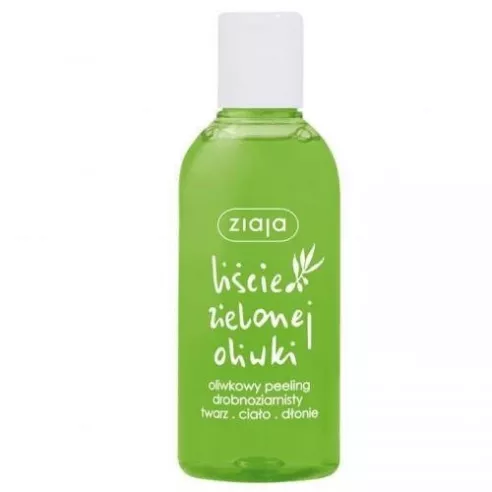 Ziaja - Liście Zielonej Oliwki - PEELING drobnoziarnisty do twarzy, ciała i dłoni, 200 ml.