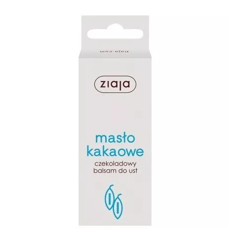 Ziaja - Masło Kakaowe - BALSAM do ust o aromacie czekolady, 10 ml.