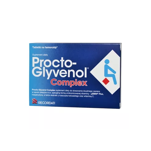 Procto-Glyvenol Complex, 30 tabletek.