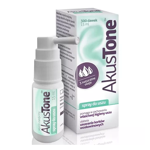 AkusTone - SPRAY Higiena uszu, 15 ml.