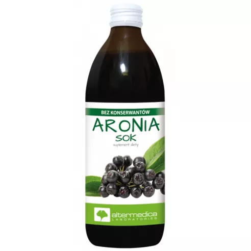 Aronia - SOK z aronii 100%, 500 ml. Alter Medica