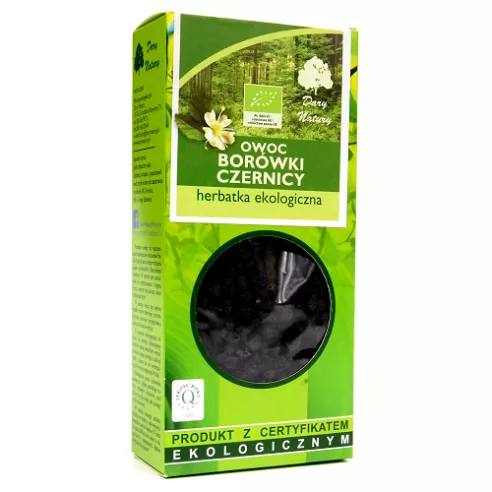 Borówka - Owoc borówki czernicy EKO, 100 g. Dary Natury.