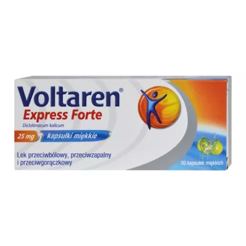 Voltaren Express Forte, 20 kapsułek.