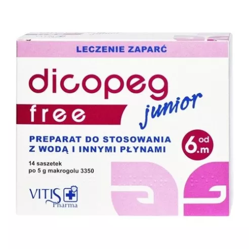 Dicopeg Junior Free, 14 saszetek po 5g