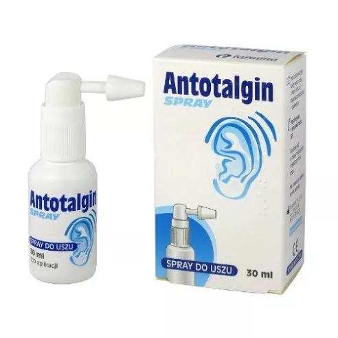 Antotalgin 10% - SPRAY do uszu, 30 ml.