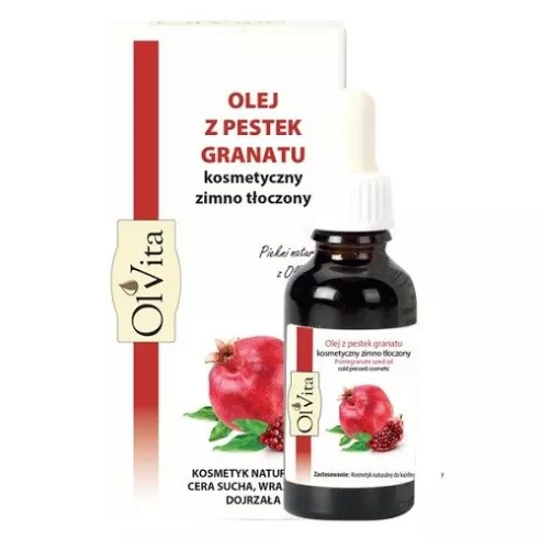 Olej z pestek GRANATU, Kosmetyczny 50 ml. Olvita