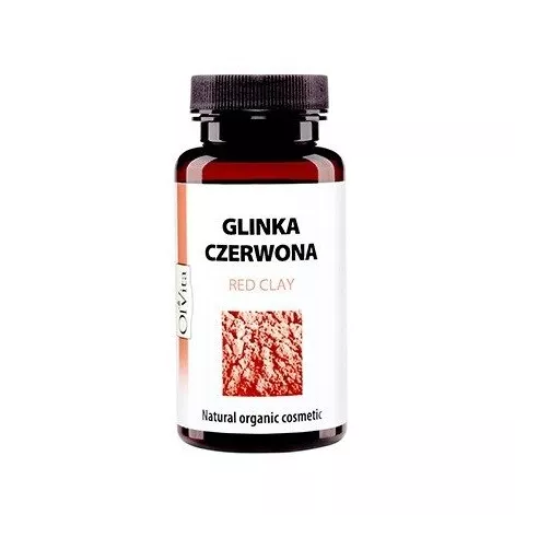 Glinka CZERWONA organiczna, 100 g. Olvita