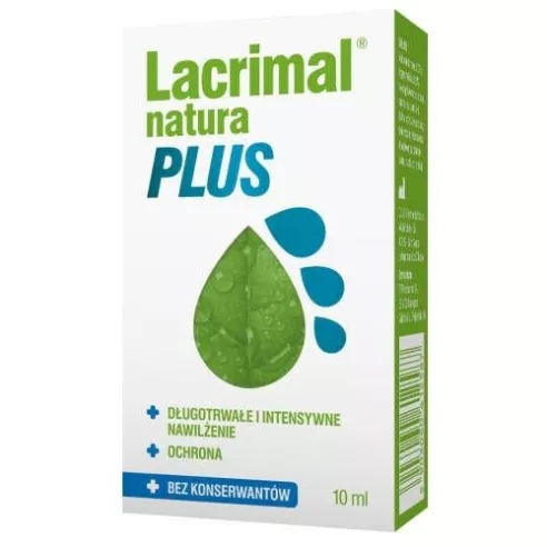 Lacrimal Natura Plus - KROPLE, 10 ml.