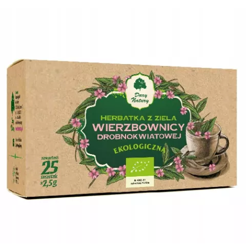 Wierzbownica drobnokwiatowa - ziele wierzbownicy drobnokwiatowej FIX,25x2,5 g. Dary Natury