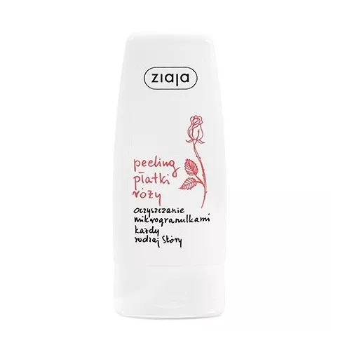 Ziaja Płatki Róży, PEELING z mikrogranulkami, 60 ml.