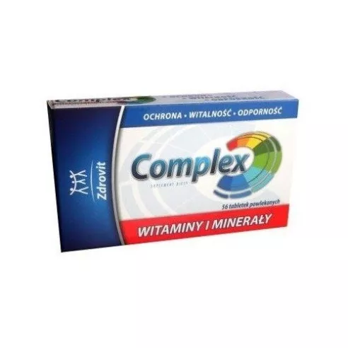 Complex Witaminy i Minerały, 56 tabletek. Zdrovit