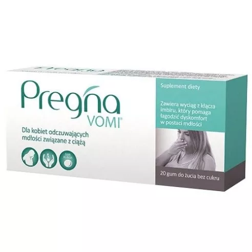 Pregna VOMI, 20 gum do żucia.