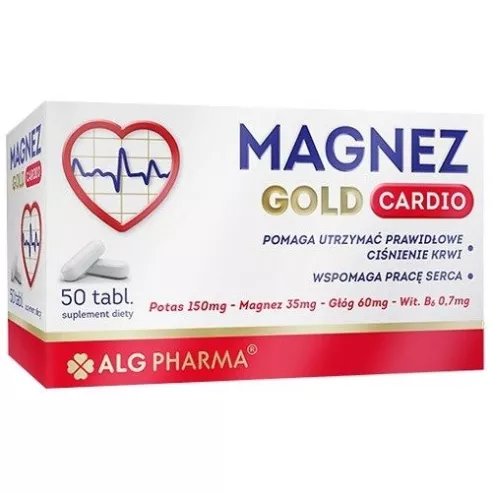 Magnez GOLD Cardio, 50 tabletek.