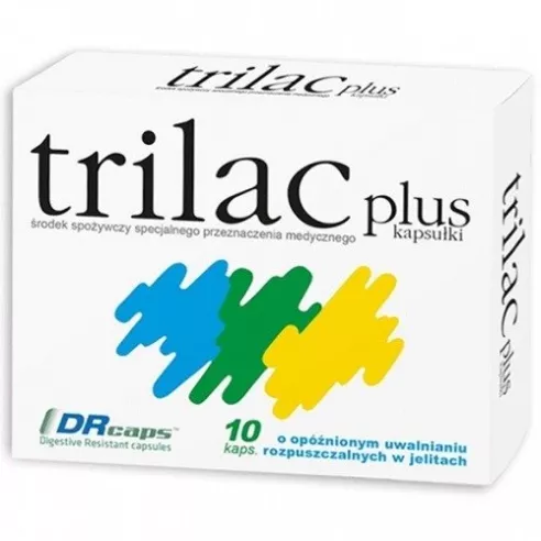 Trilac Plus, 10 kapsułek.