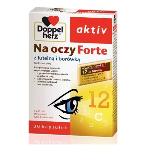 Doppelherz Aktiv Na oczy FORTE, 30 kapsułek.