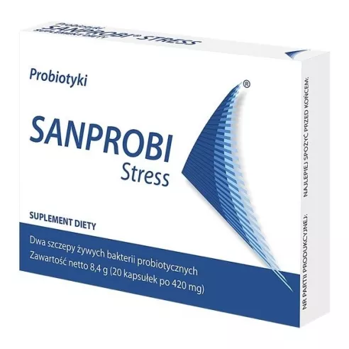 Sanprobi Stress, 20 kapsułek.