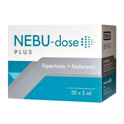 Nebu-Dose PLUS - Hipertoniczny roztwór do inhalacji z kwasem hialuronowym, 30 ampułek.