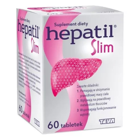 Hepatil Slim, 60 tabletek.