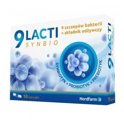 9 Lacti Synbio, 10 kapsułek.