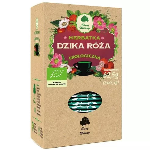 Herbatka - Dzika Róża FIX,  25 x 2,5  g. Dary Natury