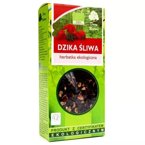 Herbatka - Dzika Śliwa EKO, 100 g. Dary Natury