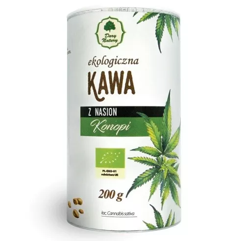 Kawa z nasion Konopi EKO, 200 g. Dary Natury