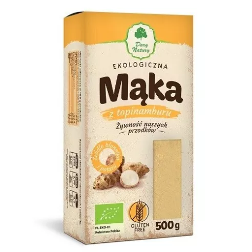 Mąka z topinamburu EKO, 500 g. Dary Natury