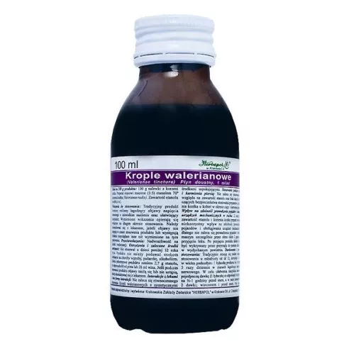 Krople walerianowe, 100 ml. Herbapol