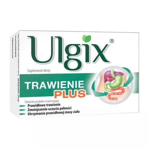 Ulgix Trawienie PLUS, 30 kapsułek.