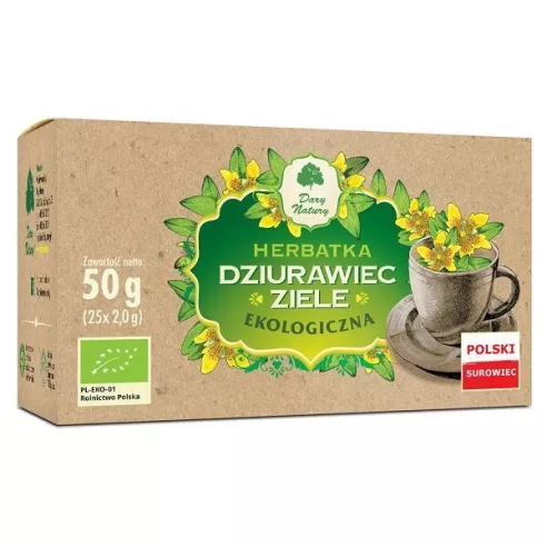 Herbatka FIX z Dziurawca EKO, 25 x 2 g. Dary Natury