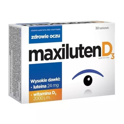 Maxiluten D3, 30 tabletek.