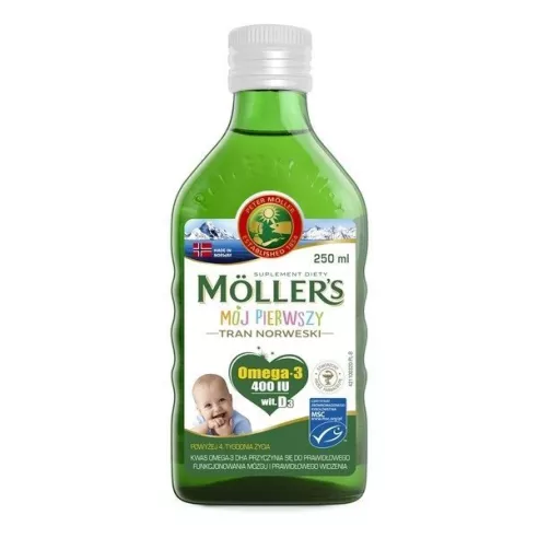 Mój pierwszy tran norweski, 250 ml. Moller's