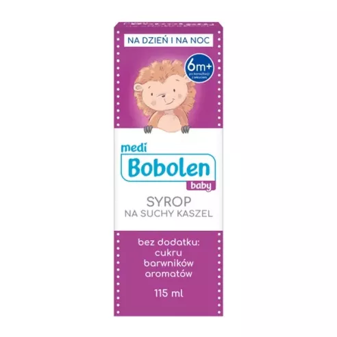 Bobolen Baby SYROP na kaszel suchy 6+ 115 ml.