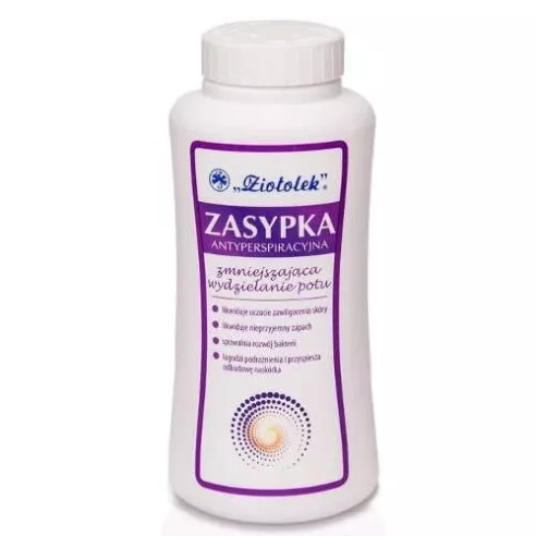 Zasypka ANTYPERSPIRACYJNA,100 g.(Ziołolek)