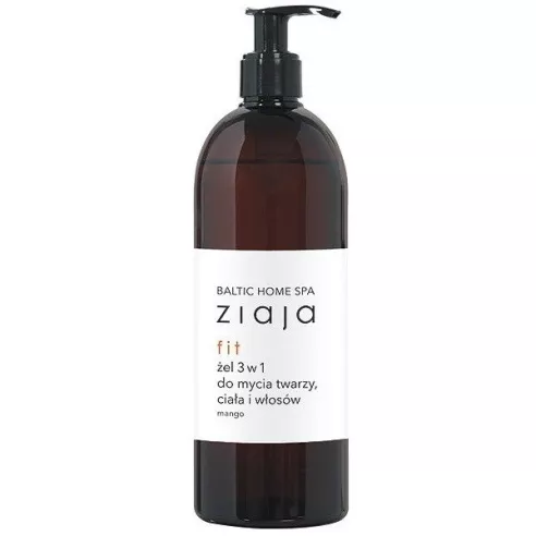 Ziaja Baltic Home Spa Fit, ŻEL do mycia twarzy i ciała 3w1, 400 ml.