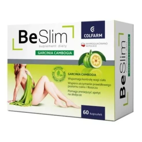 Be Slim Garcinia Cambogia, 60 tabletek. Colfarm